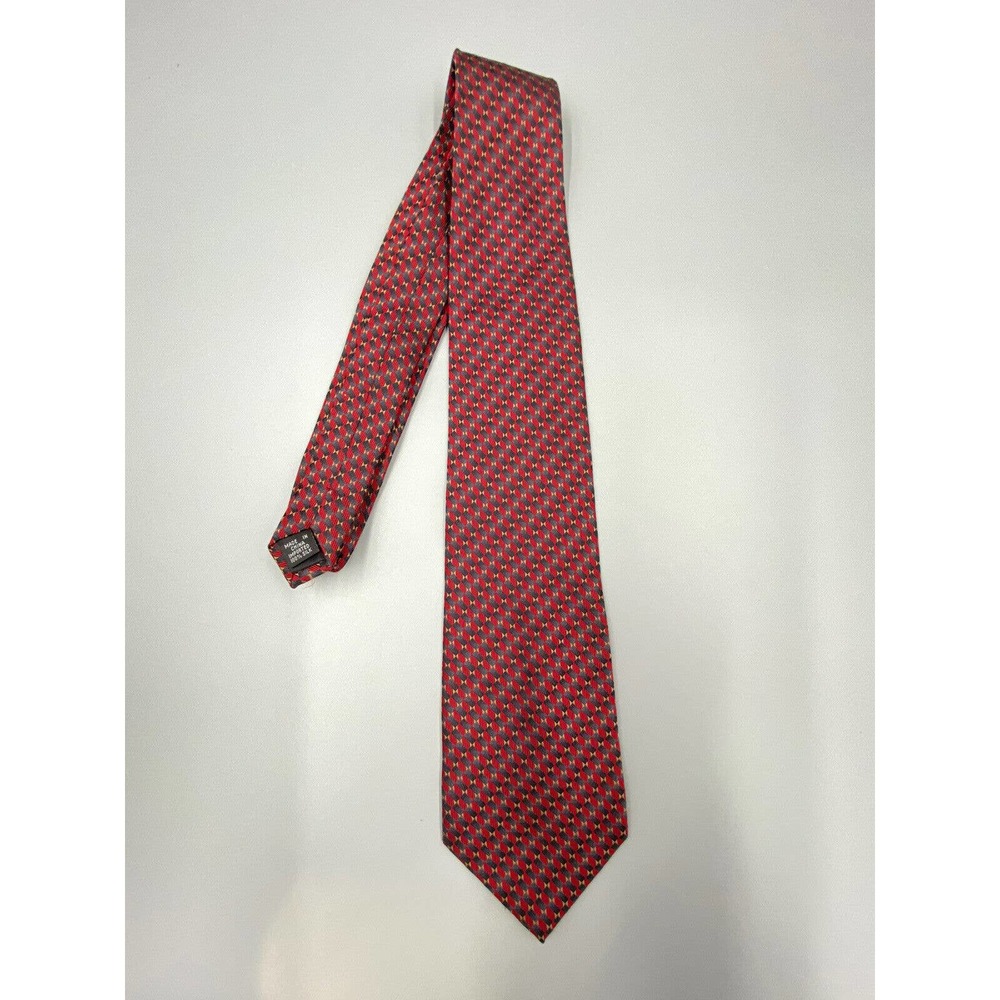 Men's Tie Necktie Dockers Abstract Design 59” Long x 3.5” Wide Imported Silk‎